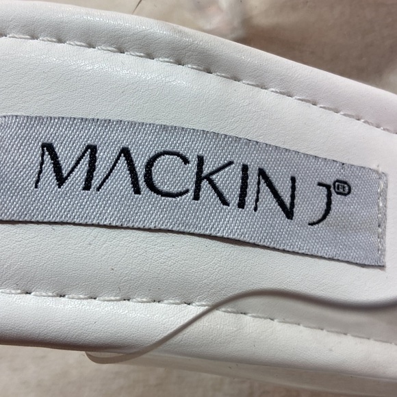 Mackinj Transparent Open Toe 4.5” Block Heel Size 7 - Picture 7 of 12